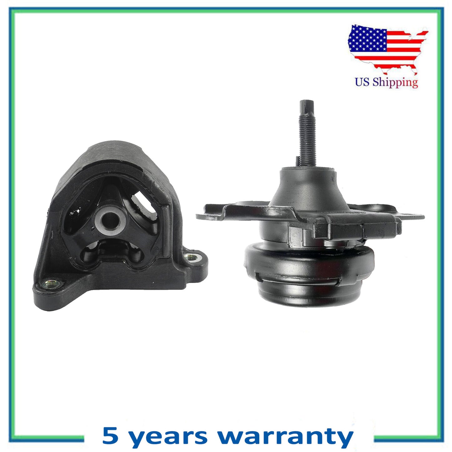 2PCS Set Pour 02-05 Honda Civic 2.0L Manuel Moteur & Trans Montage 4503 4528