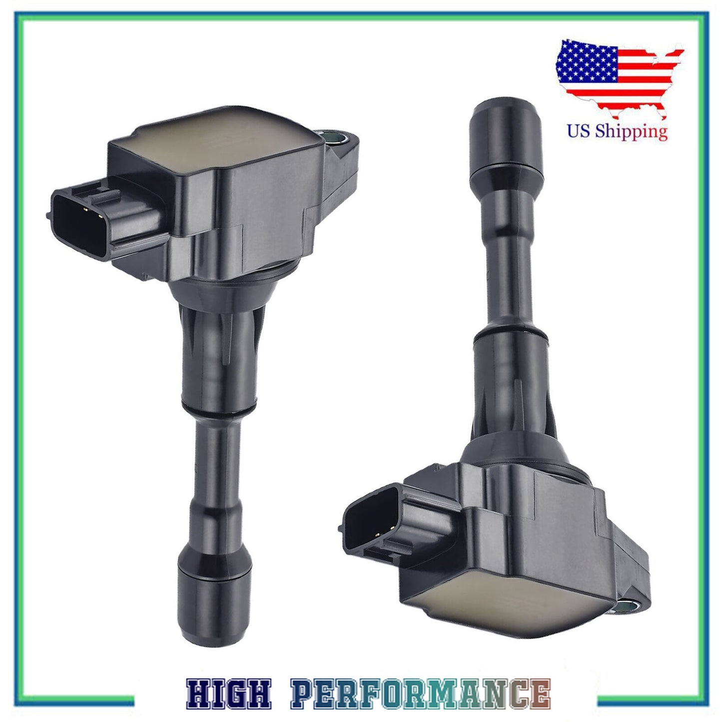 2PCS Ignition Coil For UF617 C1731 Nissan 370Z Infiniti G37 EX37 M37 Q50 3.7L V6