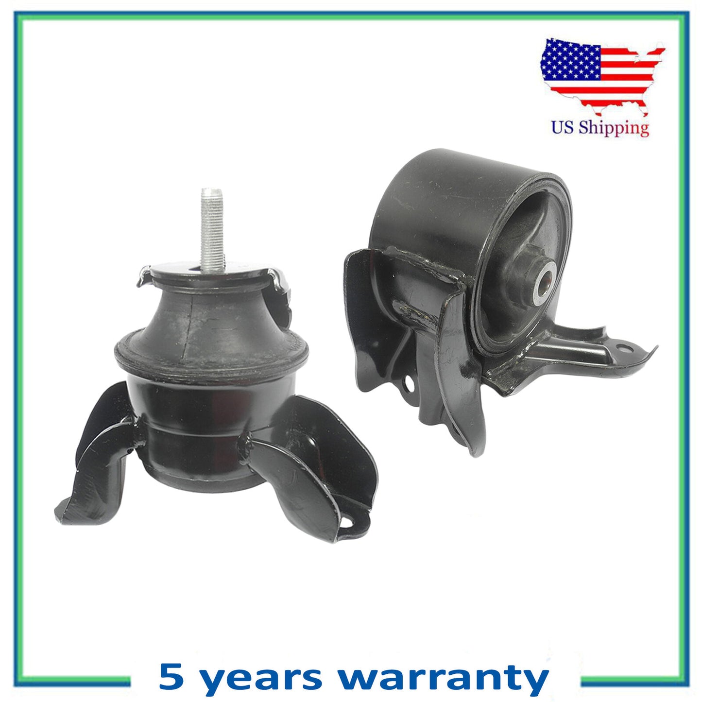 2PCS Moteur & Trans Montage Pour 05-09 Hyundai Tucson Kia Sportage 2.0L 7143