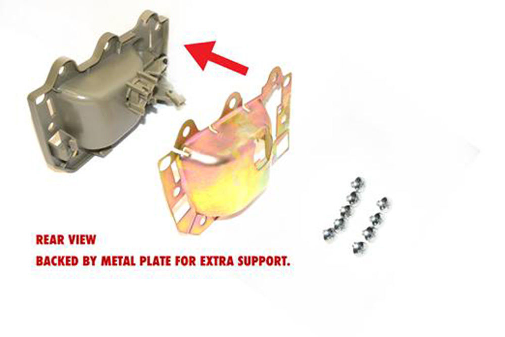 Arrière Droit Intérieur Porte Poignée BJ0008-NS Pour 05 Jeep Grand Cherokee Gris