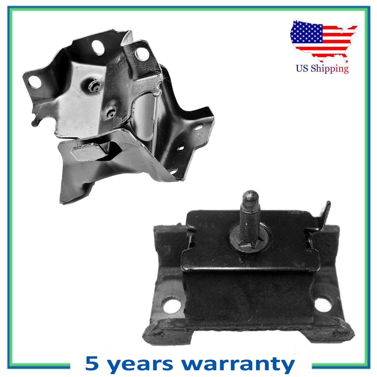 2PCS Engine Motor & Trans Mount For Chevrolet Express Savana 1500 2500 5422 5352