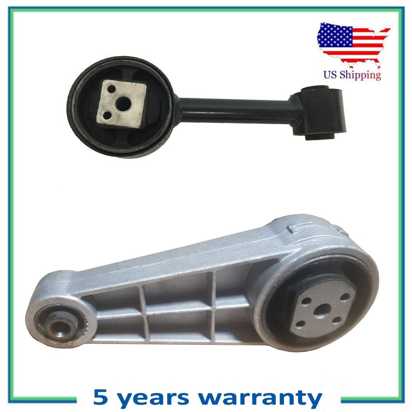 Pour 04-10 Chevy Optra Suzuki Forenza Reno 2.0L Torque Coupelle Montage Set 2PCS