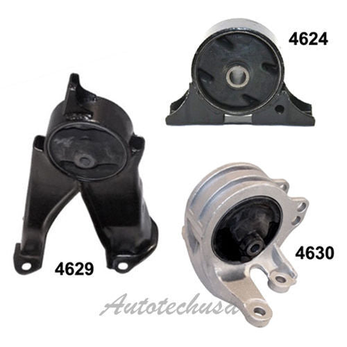 Moteur & Trans Montage M1024 04-11 Pour Mitsubishi Endeavor 3.8L Kit Set 3
