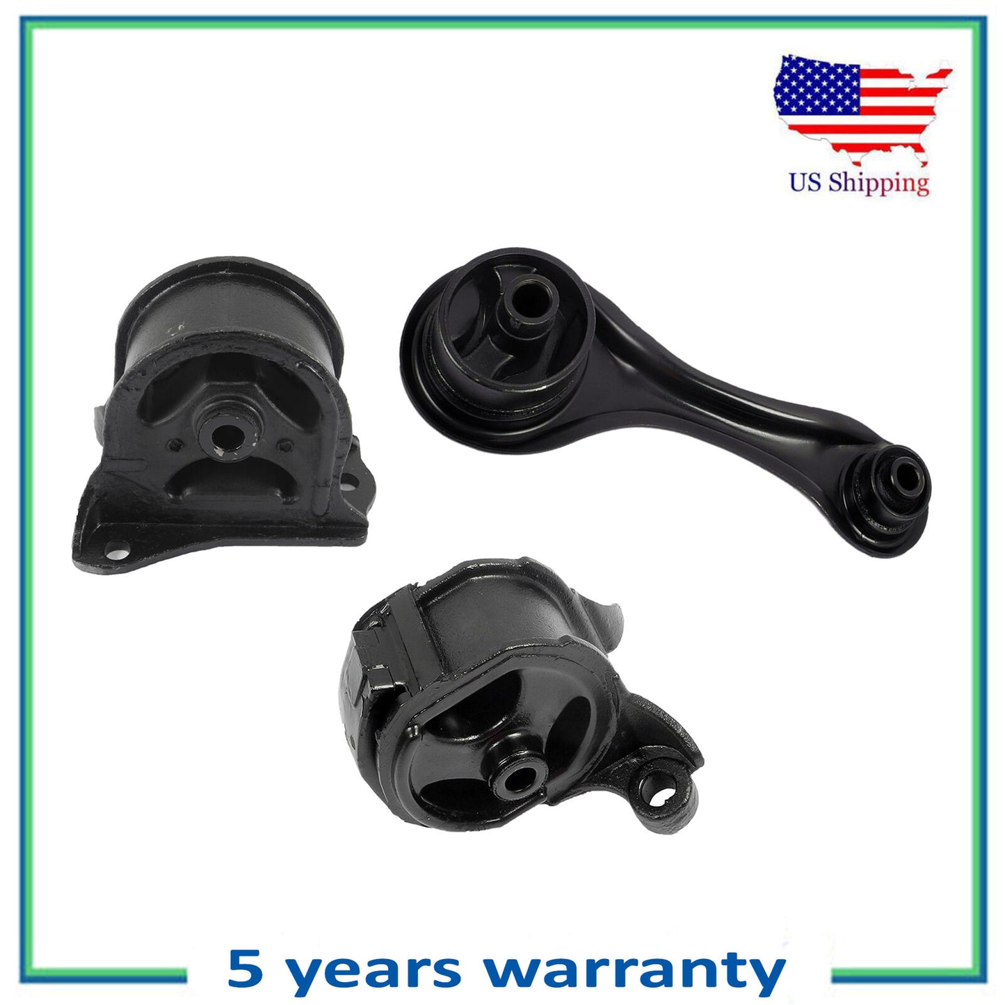 Moteur & Couple Amortisseur Montage Pour 1990-1993 Honda Accord 2.2L 6512 4500