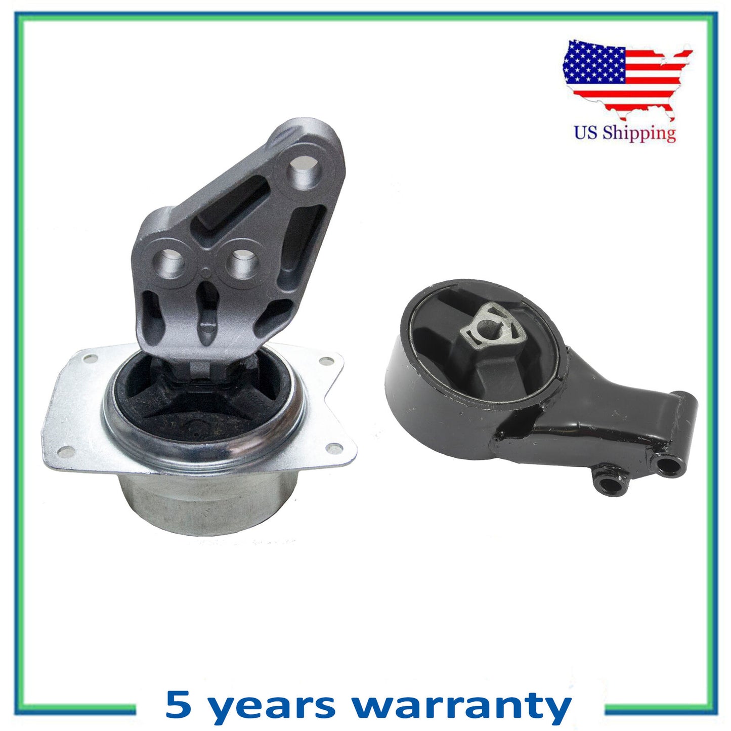 Left & Rear Auto Trans. Mount For Cadillac XTS Chevrolet Malibu Impala 2.0L 3.6L