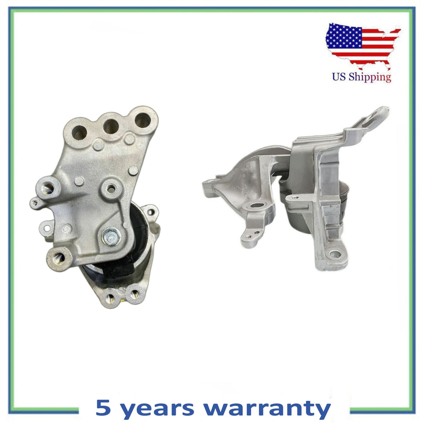 2PCS Engine Motor & Auto Trans. Mount w/ Bracket For 17-19 Honda CR-V 1.5L 2.4L