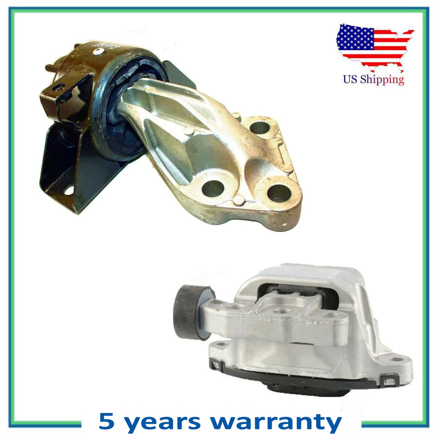 2PCS Moteur & Auto Trans Montage MotorKing Pour 12-18 Chevrolet Accoustique 1.8L