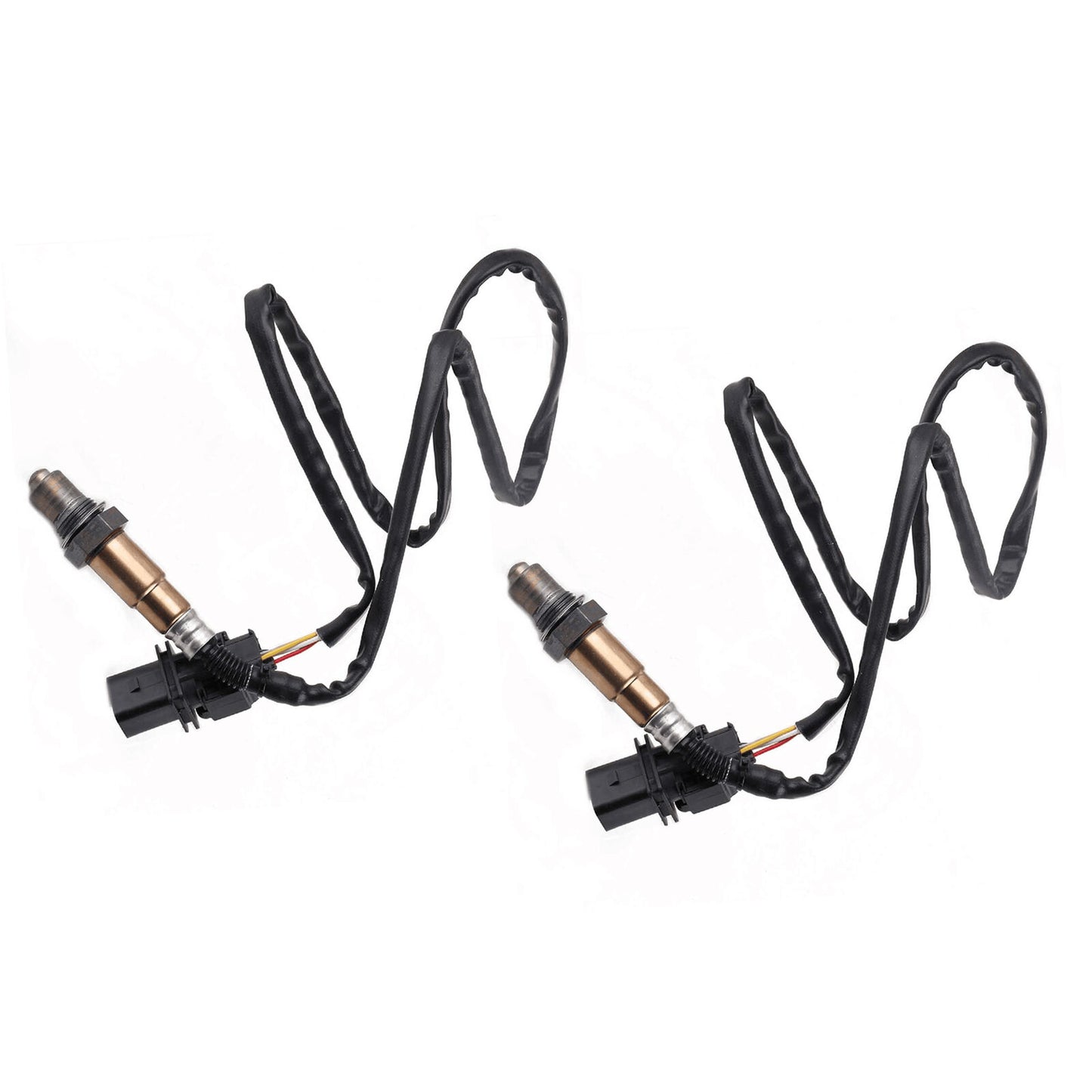 For BMW 325Ci 330Ci 325i 525i 530i X3 Oxygen Sensor O2 Front 2PCS 17215 17216