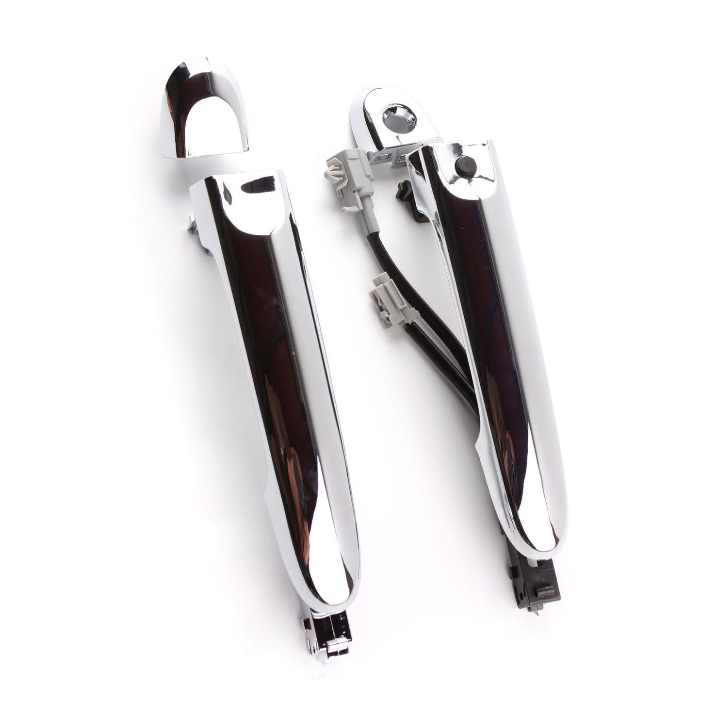 Front Left & Right Outside Door Handle Chrome Pair For Nissan Cube Juke Versa
