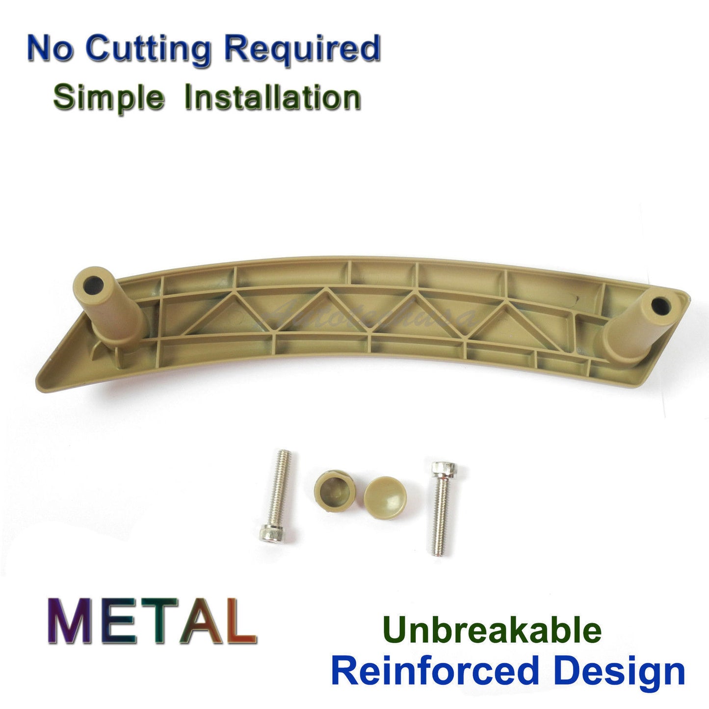 Actualizado Metal Interior Puerta Panel Tirar Mango Escarabajo Reparación De Tan