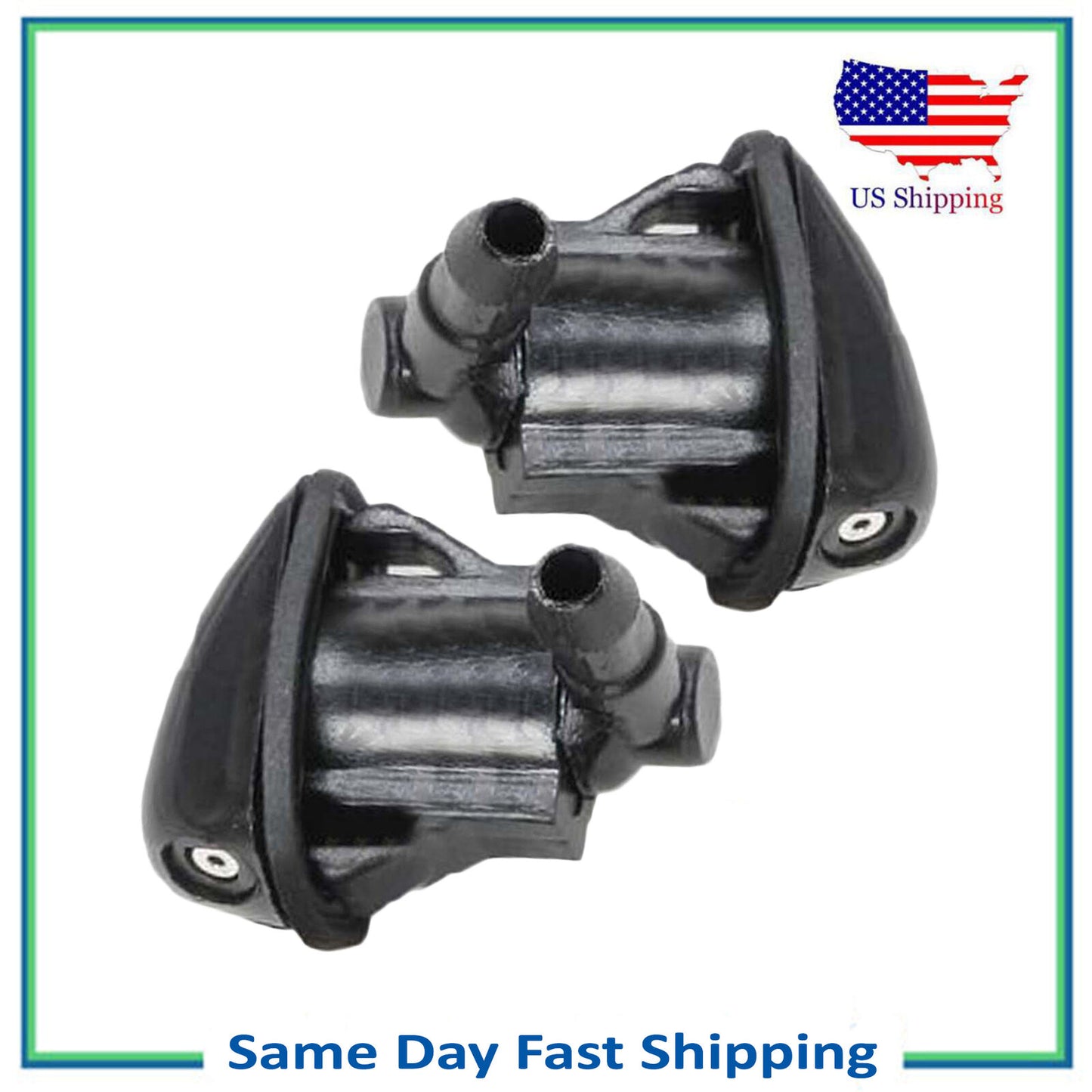 2PCS Neuf Windshield Rondelle Fluide Buse Jet Spray Pour 93-98 Toyota Supra 3.0L