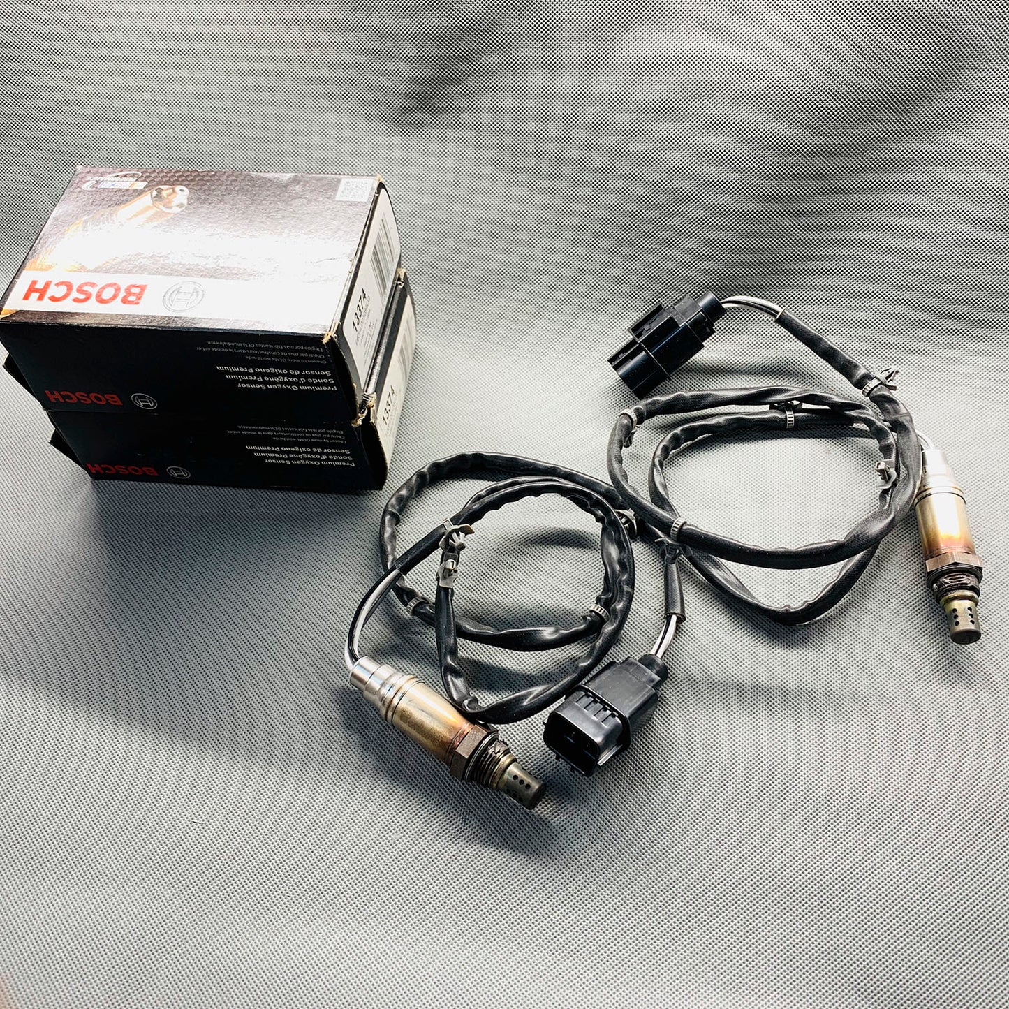 Downstream EO GENUINE Oxygen Sensor 13374 Set For Nissan Maxima 3.0L Sentra 1.8L