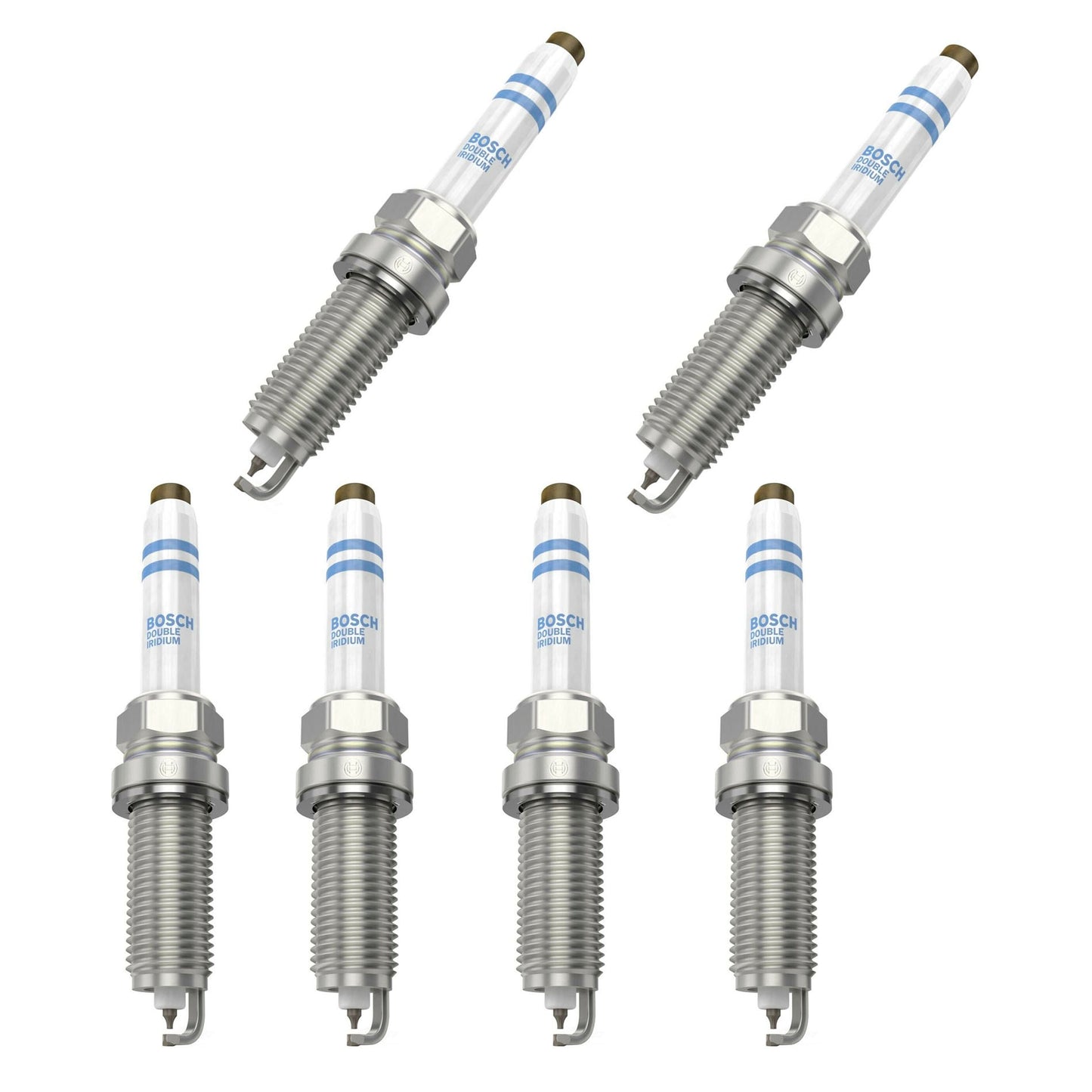 BOSCH Original Doble Iridio Bujía 6PCS Para Mercedes-Benz E400 E43 GLC43