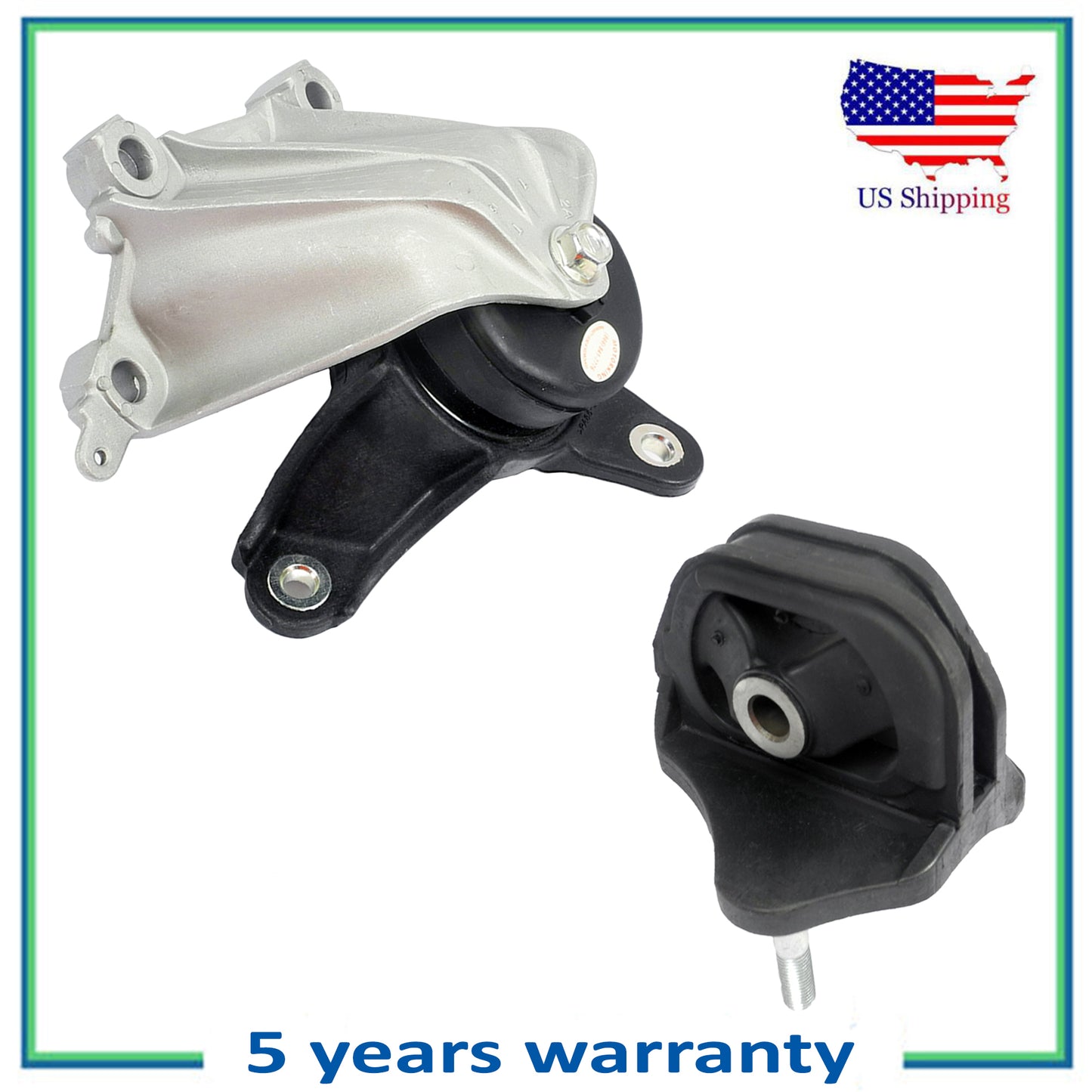 2PCS Engine Motor & Trans Mount For Honda Accord Acura TSX 3.5L 4561W 4577