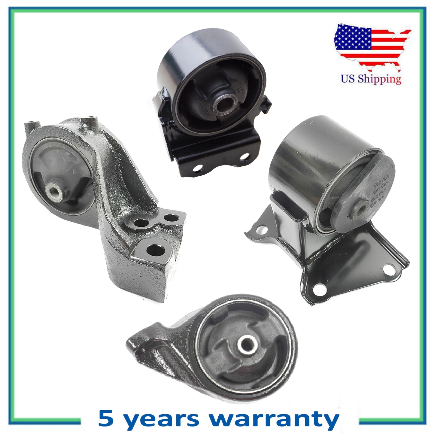 Juego 4Pcs Motor y Transmisión Montaje Para 02-05 Hyundai Sonata 2.7L
