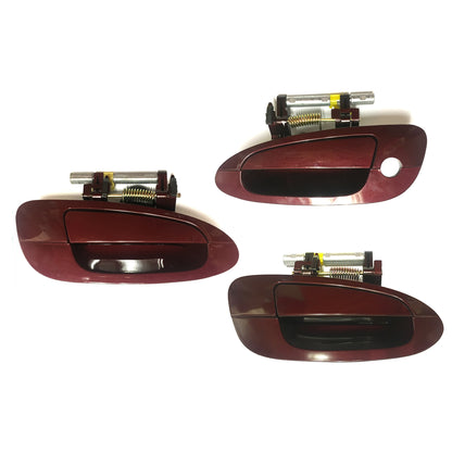 Reinforced Outer Outside Exterior Door Handle For 02-06 NISSAN ALTIMA Set 3pcs