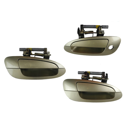 Reinforced Outer Outside Exterior Door Handle For 02-06 NISSAN ALTIMA Set 3pcs