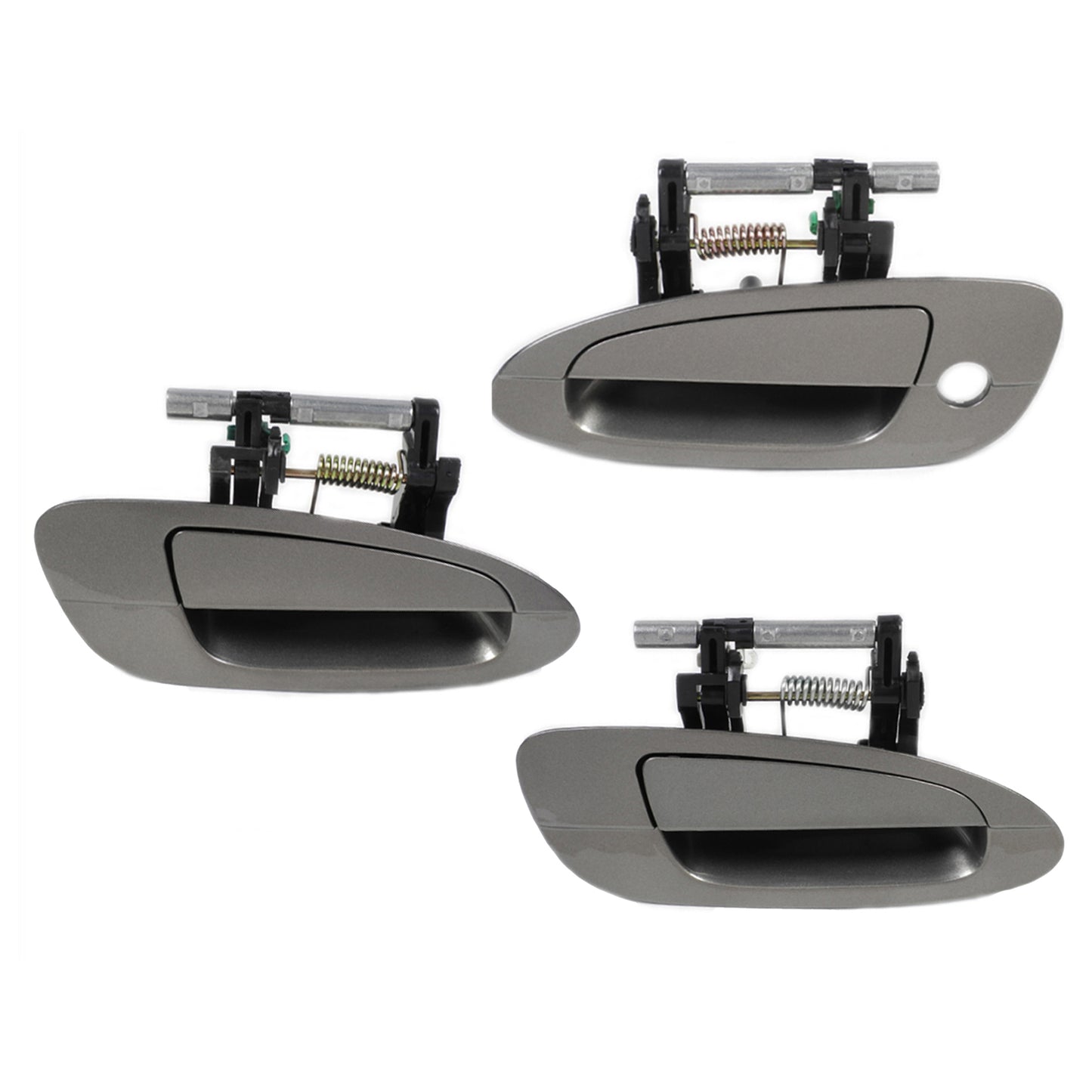 Reinforced Outer Outside Exterior Door Handle For 02-06 NISSAN ALTIMA Set 3pcs