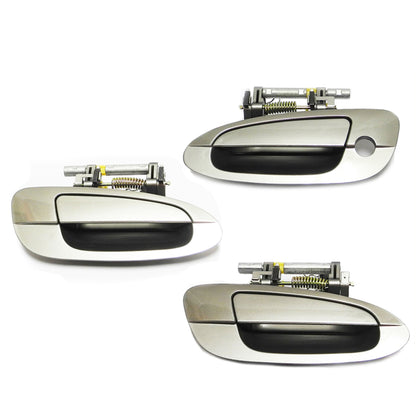 Reinforced Outer Outside Exterior Door Handle For 02-06 NISSAN ALTIMA Set 3pcs