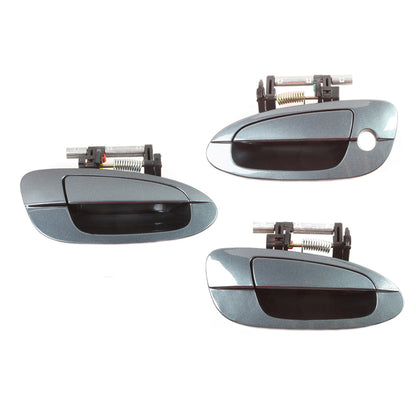 Reinforced Outer Outside Exterior Door Handle For 02-06 NISSAN ALTIMA Set 3pcs