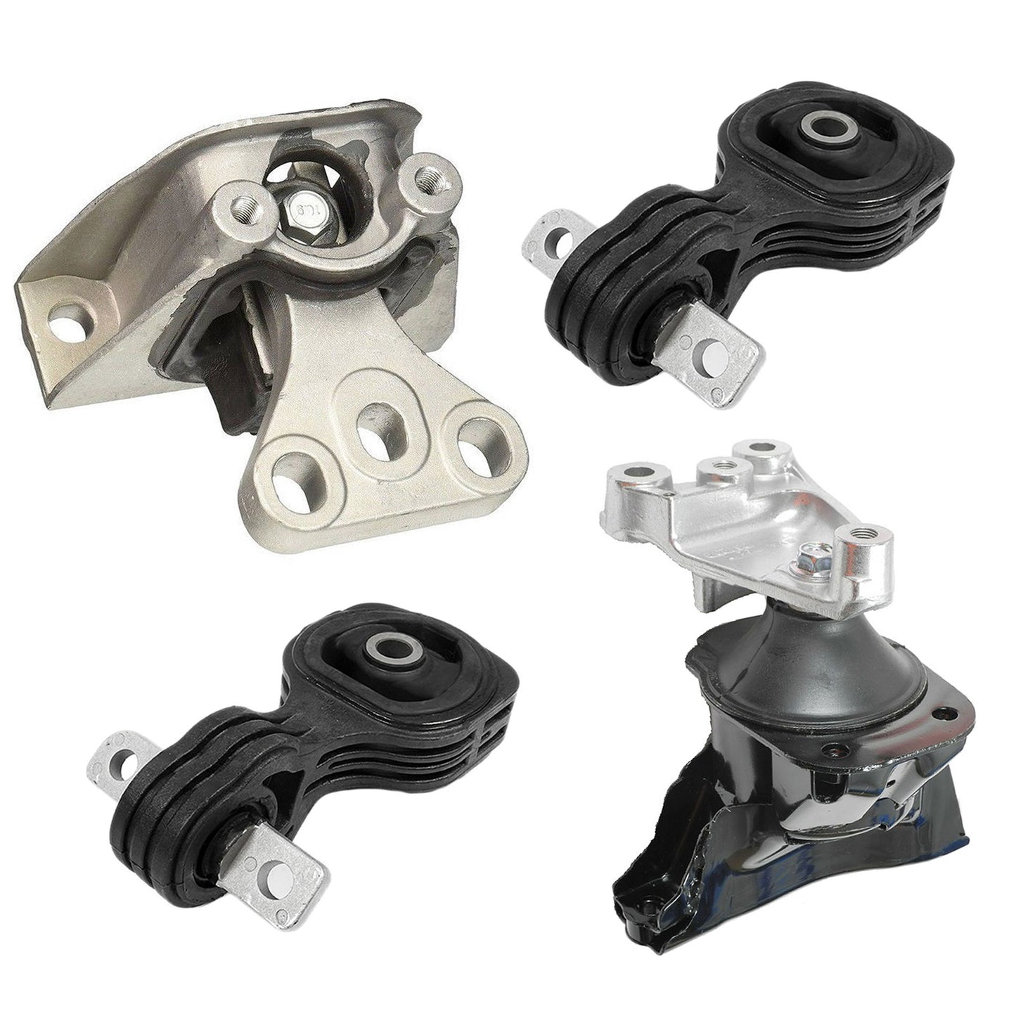 For 2006-2011 Honda Civic 1.8 Engine Motor and Transmission Mount for Automatic Transmission Set 4PCS