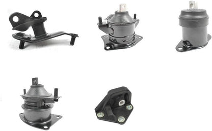 MotorKing Compatible with Honda 2003-2007 Accord 2.4L Engine Motor and Automatic Transmission Mount Set 5PCS A4526HY A4517 A4516HY A4510 A4542 2003 2004 2005 2006 2007