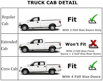 UPGRADED For Ford 08-16 F250 F350 F450 Super Duty Left Right Pair Set 2PCS Roof Corner Molding Trim Non Painted