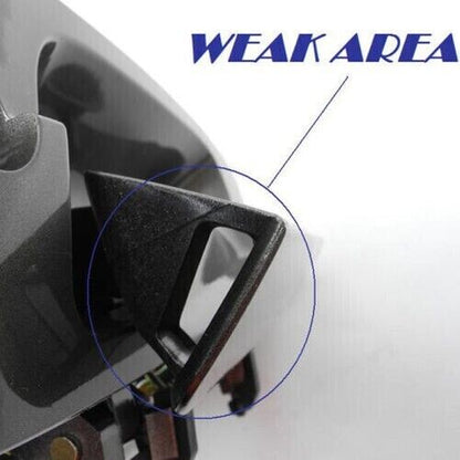 Reinforced Outer Outside Exterior Door Handle For 02-06 NISSAN ALTIMA Set 3pcs
