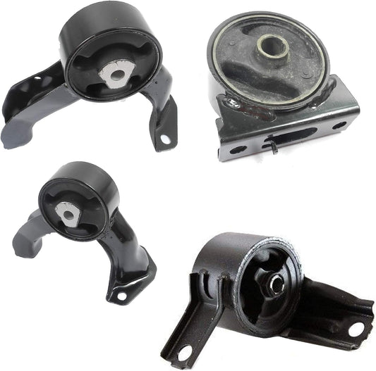 For 2008-2011 Mitsubishi Lancer 2.0L Engine Motor and Transmission Mount Set 4PCS A5415 A5416 A5417 A5418