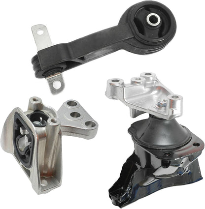 For 2006-2011 Honda Civic LX Coupe FWD 1.8L Engine Motor & Transmission Mount Set 3PCS