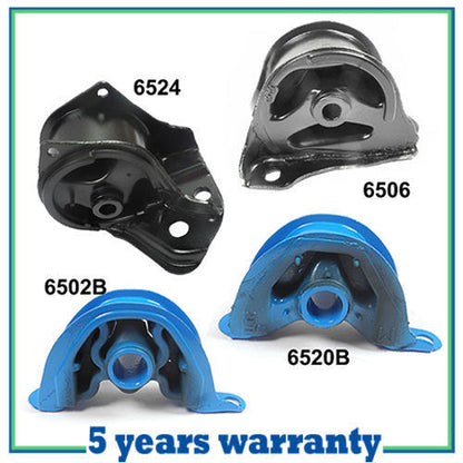 Engine Motor & Trans Mount Manual M1244 94-01 For Integra 6502B 6506 6520B 6524