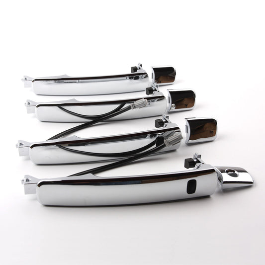 Set 4 pcs Exterior Outside Door Handle Chrome For 03 04 05-07 Nissan Murano 3.5L