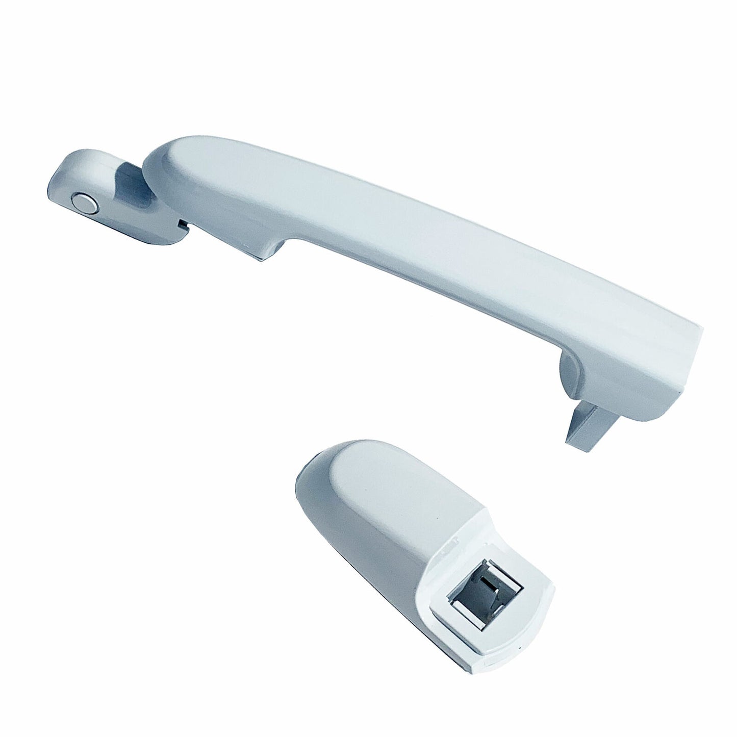 Rear Left Driver Outside Door Handle For 06-2011 Hyundai Accent NW Nordic White