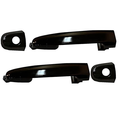 Front Set 2PCS Outside Door Handle For Toyota Camry Corolla 209 Black Sand Pearl