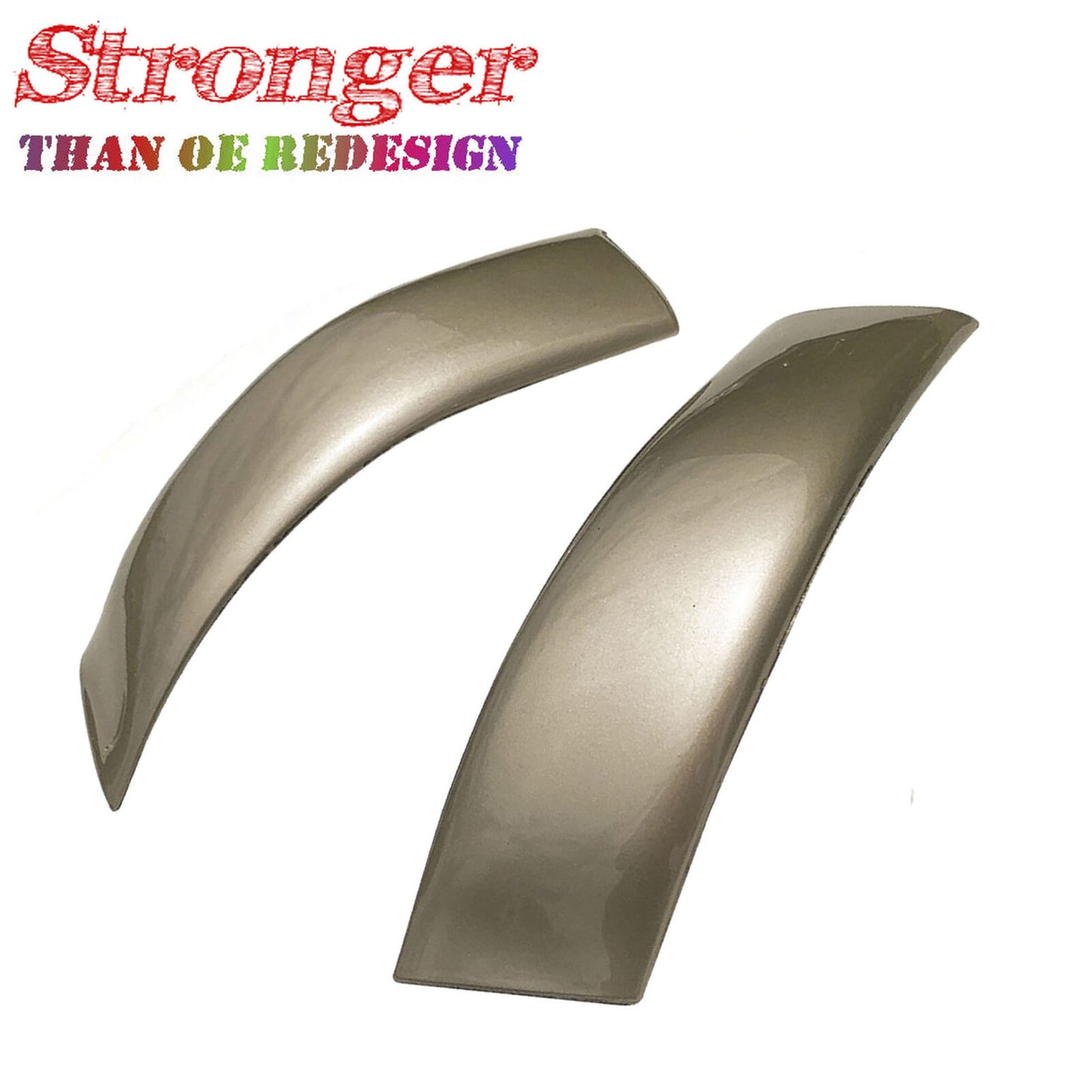 LH RH Pair Upgraded Exterior Cab Roof Molding For 99-07 Ford Super Duty G3 Gold