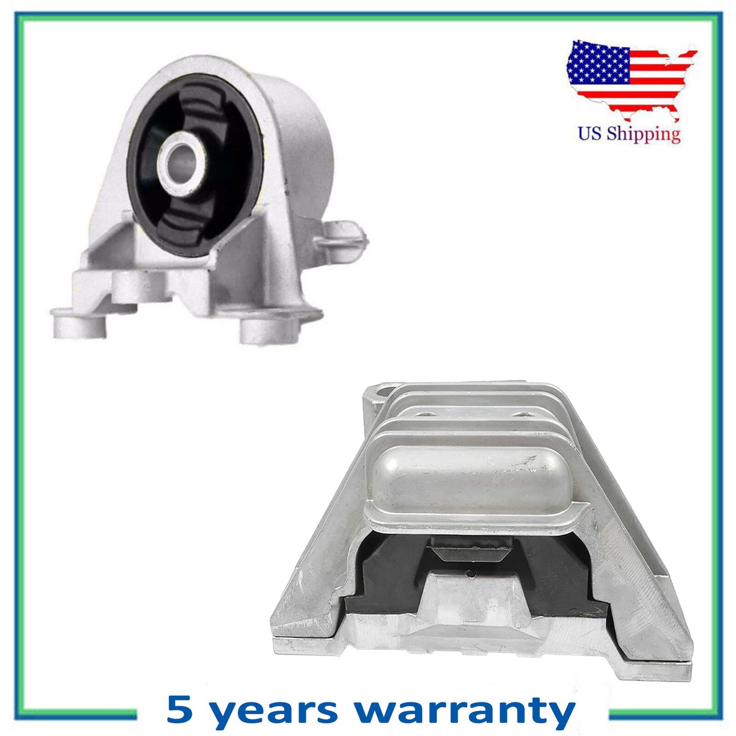 Set 2PCS MotorKing Engine Motor Mount For 2002-2006 Saturn Vue 2.2L L4 AUTO