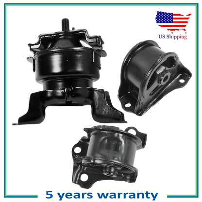 3PCS Set Engine Motor & Trans Mount For 1998 1999 2000 Honda Civic 1.6L FWD