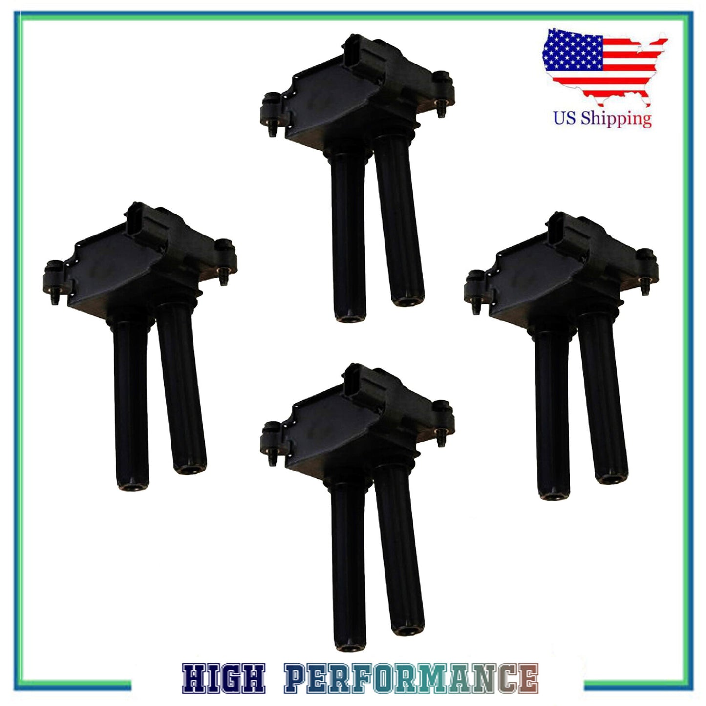 4PCS Allumage Bobine Pour UF504 Chrysler 300 Dodge Durango Magnum RAM 5.7 6.1L