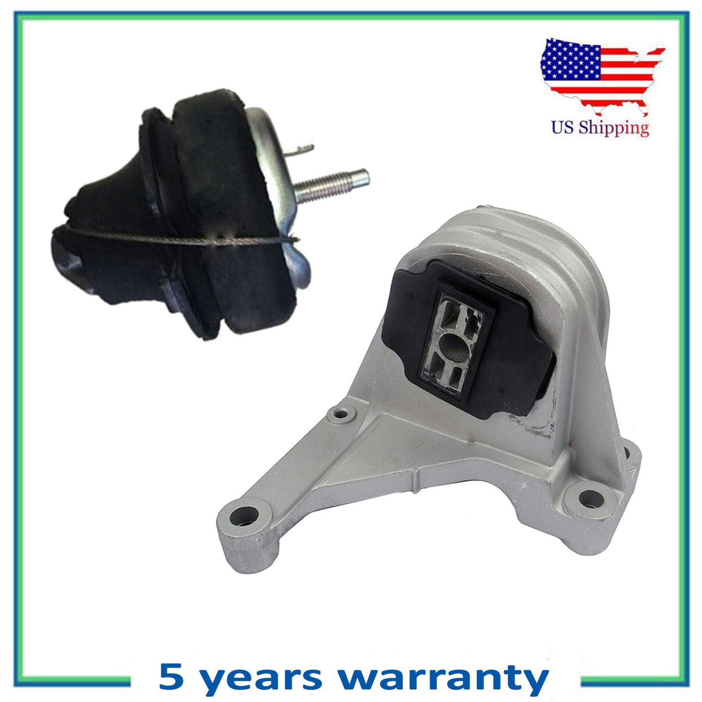 Set 2 Engine Motor Mount For 4003 4001 Volvo C70 S60 S70 V70 XC70 2.3L 2.4L
