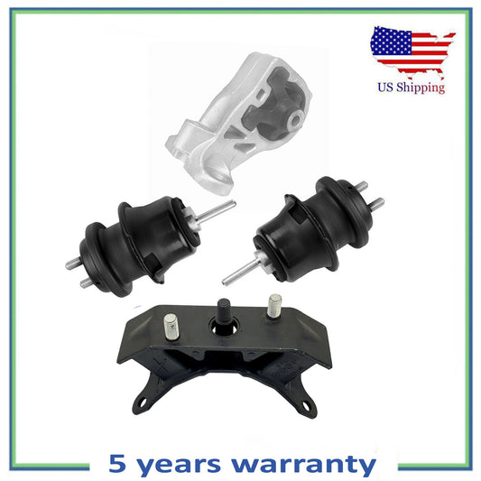 4 PCS Engine Motor & Auto Trans Mount For 2010-2012 Subaru Legacy Outback 2.5L