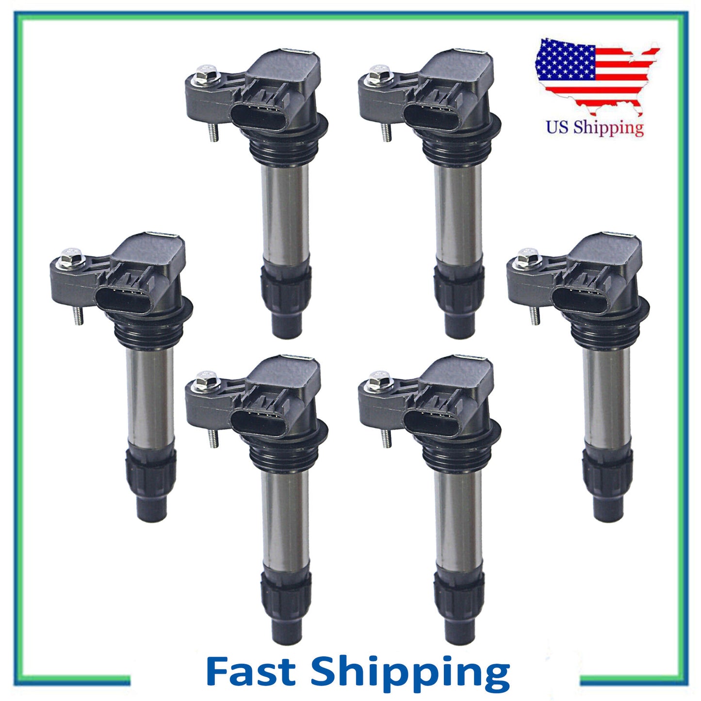 Encendido Bobina Juego De 6 para 07 08 09 10 Saturn Outlook Vue Aura 3.6L UF-569