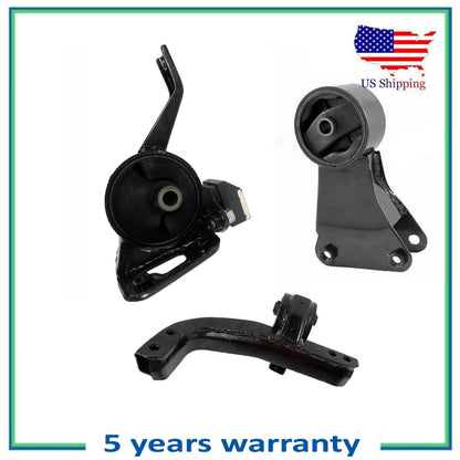Motor & Trans Mount 6130 6605 6118 3PCS For 1993 Hyundai Elantra 1.8L FWD Auto