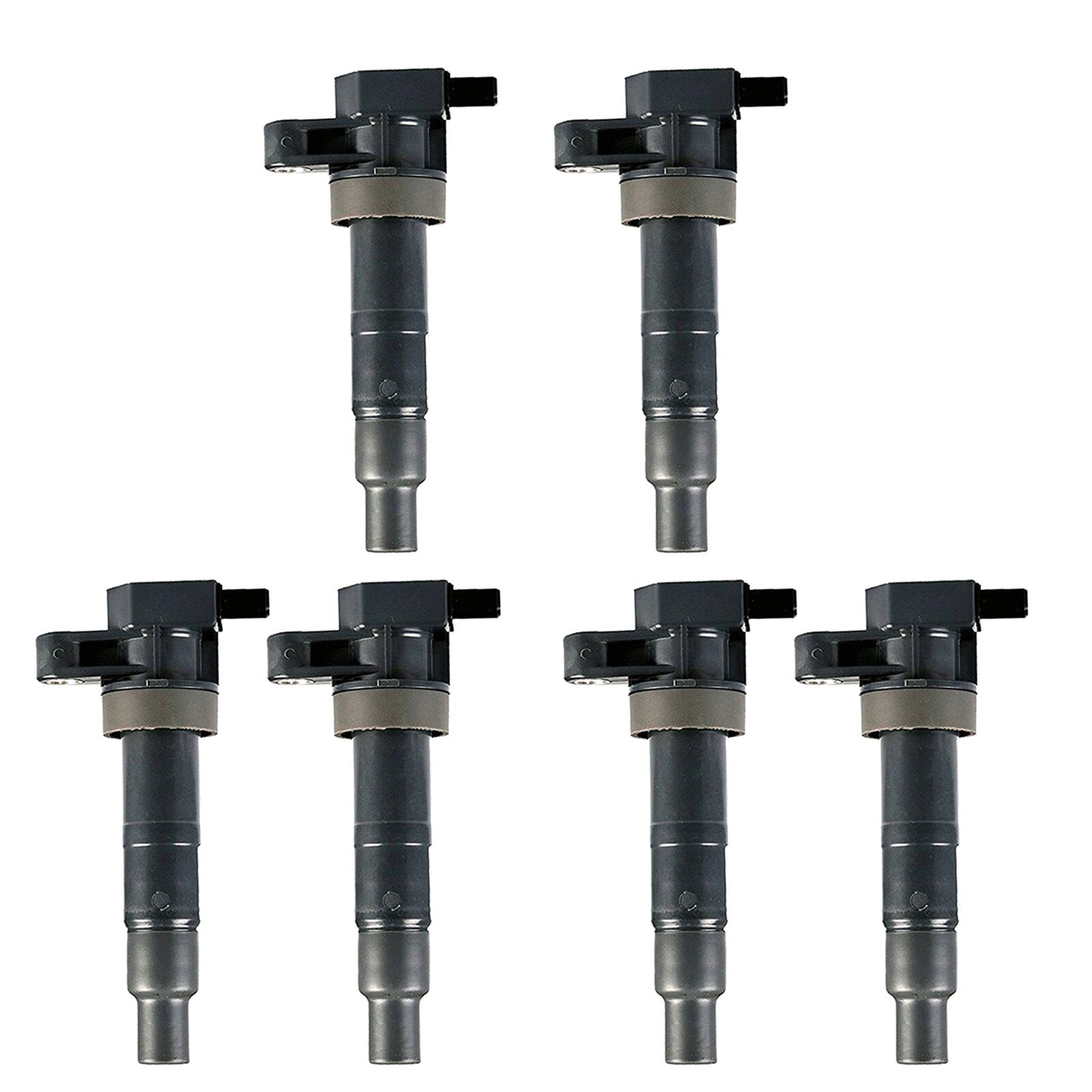 6PCS Encendido Bobina Para UF546 Hyundai Santa Fe Azera Génesis Sedona Sorento