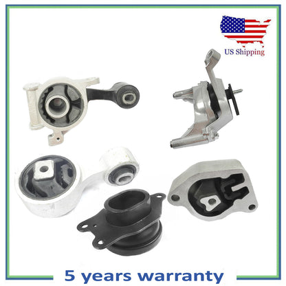 5PCS Engine Motor & Automatic Transmission Mount For 2013-2017 Nissan Altima 2.5