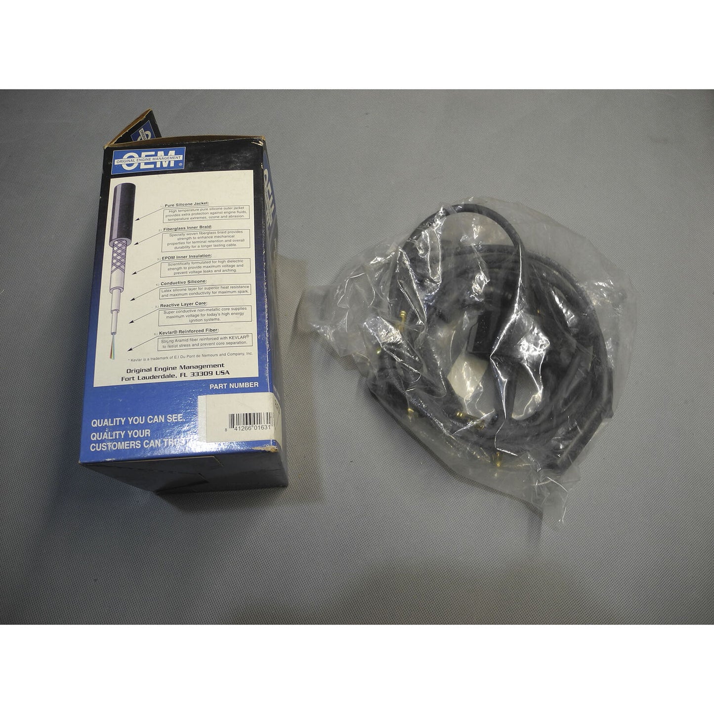 Spark Plug Wire Set OEM PI4703 For 1985-1987 Honda Accord Prelude 1.8L 2.0L