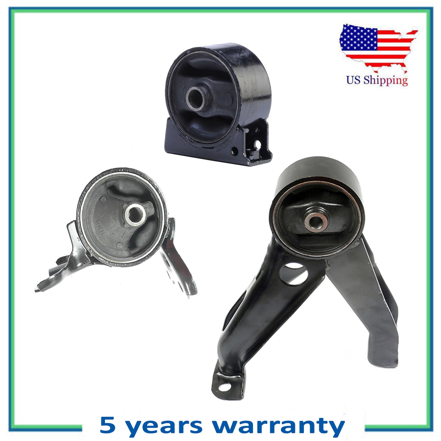 3PCS Juego Motor & Trans. Montaje Para 08-15 Mitsubishi Lancer 2.0L Automático