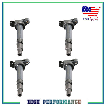 4 PCS Ignition Coil For UF507 Lexus GS300 GS350 IS250 Toyota Sequoia Tundr V6 V8
