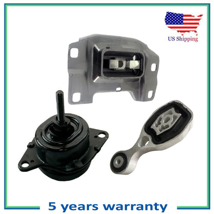3PCS Motor & Automatik Trans Halterung Für 2016-2019 Ford Explorer 2.3L AWD