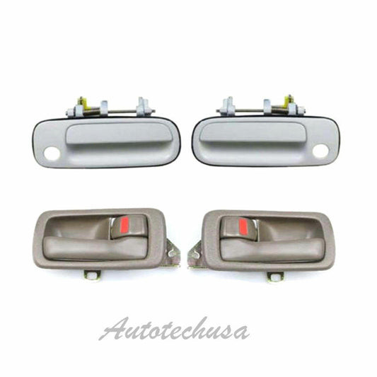 92-96 For Camry door handle 2 Front Outside White 040 & 2 Interior Brown DS444