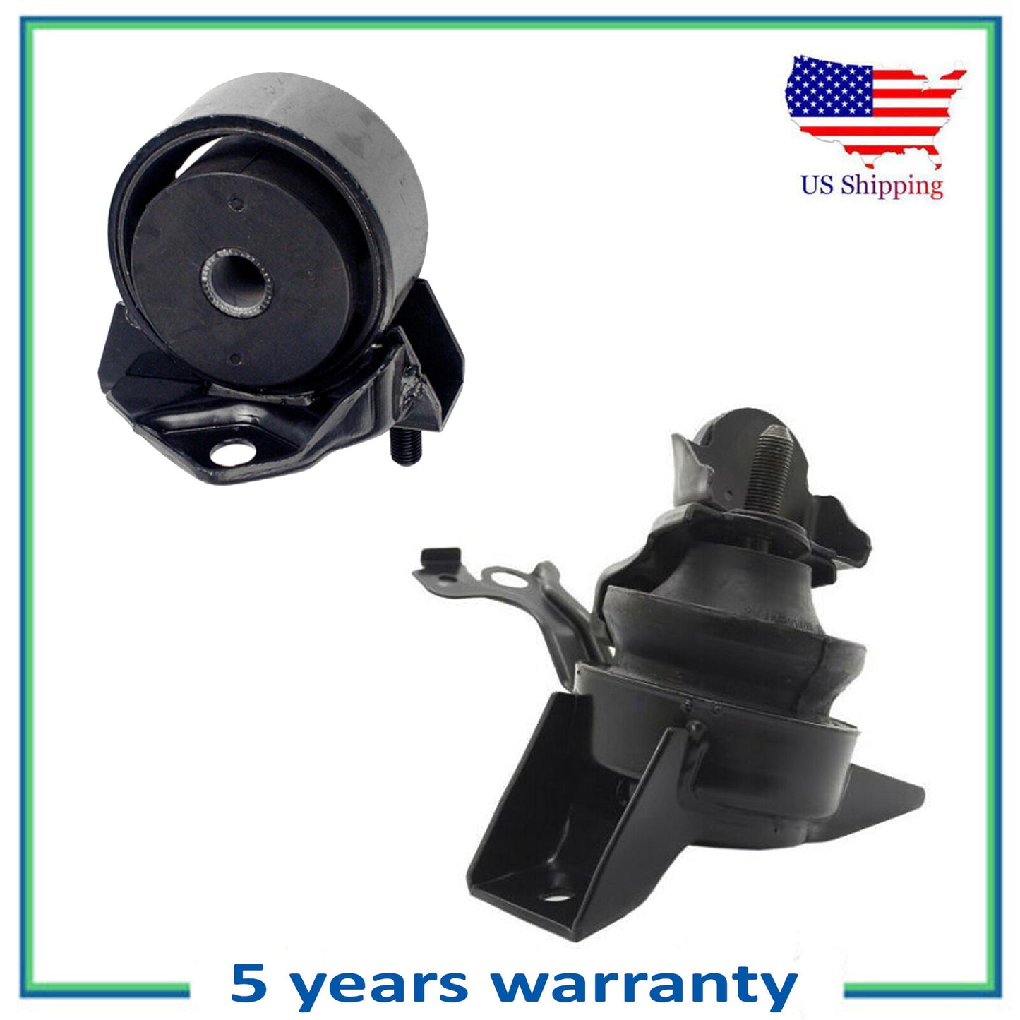 Set 2PCS Moteur Montage Avec Transmission Manuelle Pour 01 Hyundai Elantra 2.0L